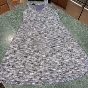 MPG Mondetta Women's Size Medium Purple Space Dye Tennis Dress Sleeveless Active